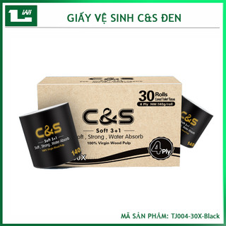 Giấy vệ sinh face c&s xanh cuộn 140g- 4 lớp- liannguyen