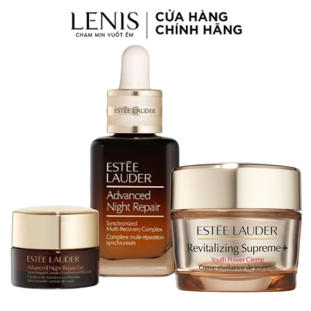 Set Dưỡng Da Cao Cấp Estée Lauder Travel Exclusive 3 Món (Serum 30ML + Kem Dưỡng 15ML + Kem Mắt 5ML) LENIS