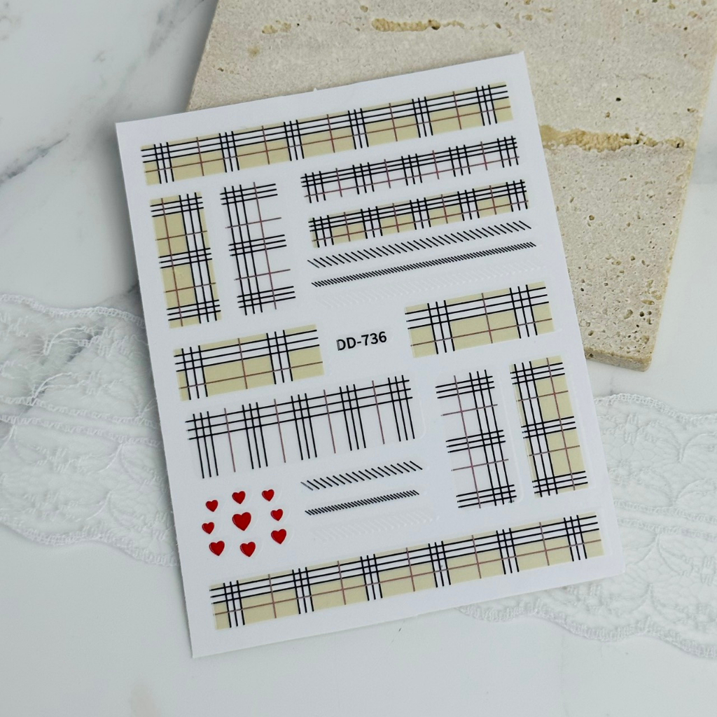 Sticker dán móng , miếng dán móng nail