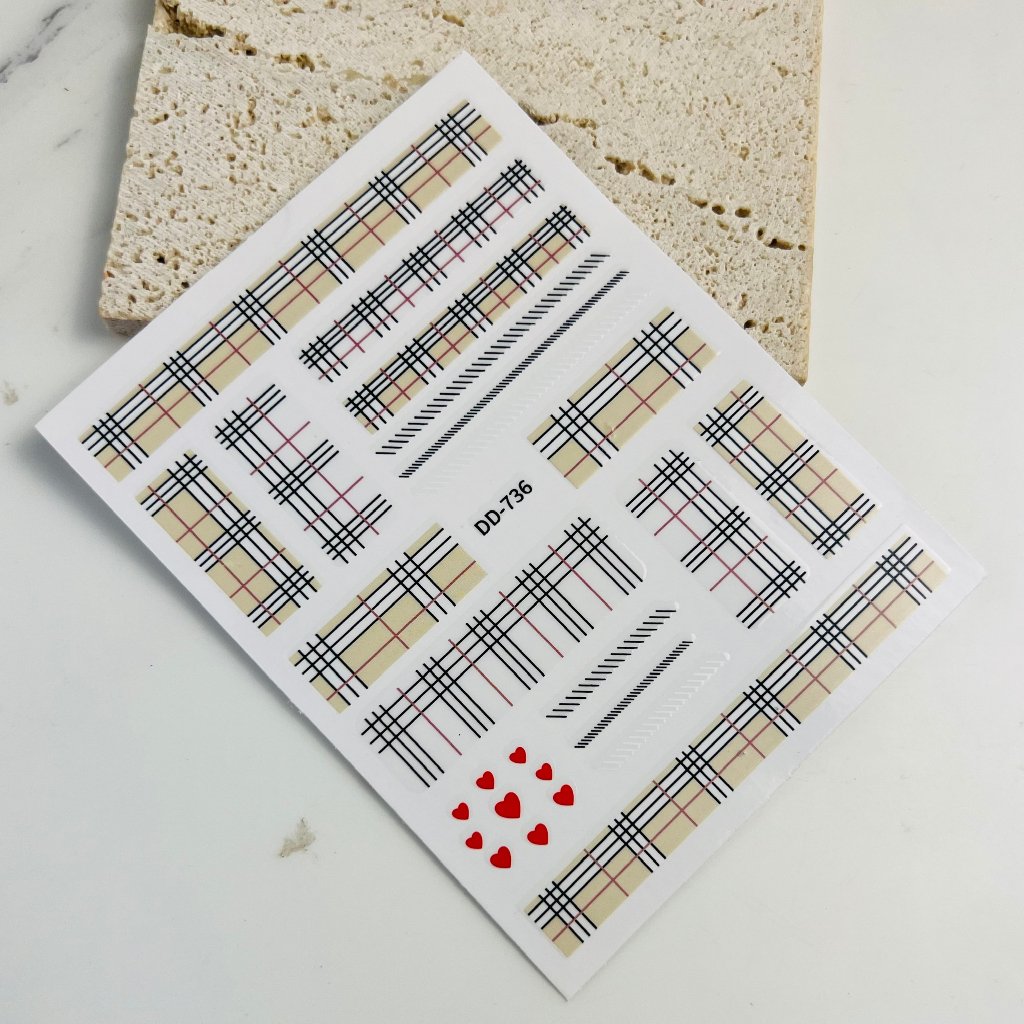 Sticker dán móng , miếng dán móng nail