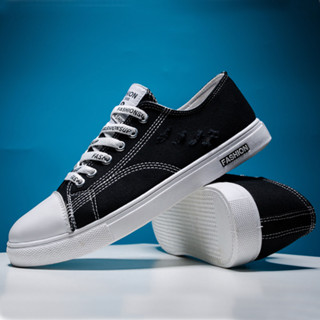 Giày Thể Thao Nam, Giày Vải Học Sinh Đen Trắng Mã 39