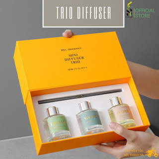 Set tinh dầu thơm phòng khuếch tán trio diffuser sang trọng tinh tế