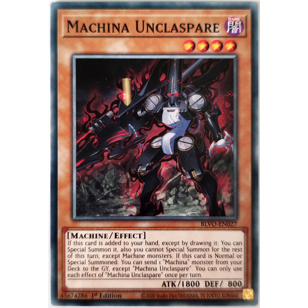 [Thẻ Yugioh] Machina Unclaspare |EN| Common