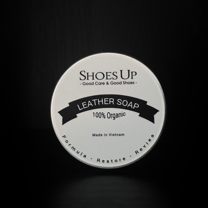 Shoes Up Leather Soap - Xà Phòng làm sạch đồ da, giày da, áo da, túi xách