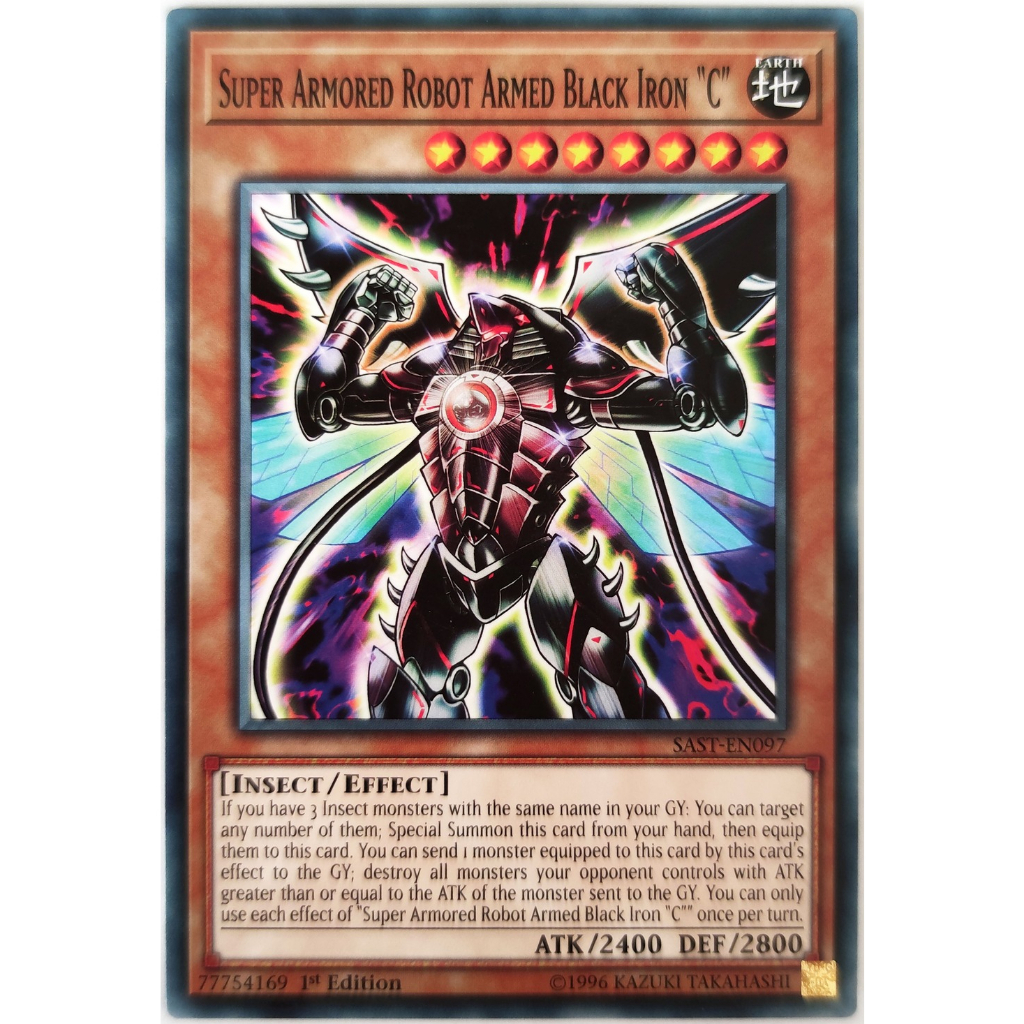 [Thẻ Yugioh] Super Armored Robot Armed Black Iron "C" |EN| Common
