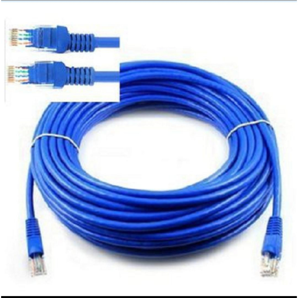 Cáp mạng internet/mạng LAN Cat 5E 50m 2 đầu bấm sẵn Dây Mạng Lan 50 MÉT Đúc Sẵn 2 Đầu Hạt Mạng