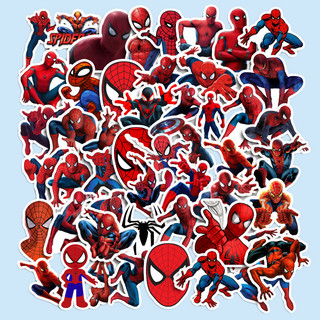 Sticker người nhện Spider-Man trang trí mũ bảo hiểm, laptop, điện thoại, đàn, ván trượt