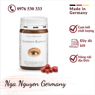 Viên uống Bổ Mắt Sanct Bernhard Augenfit Kapseln Đức- Hộp 90v- Hàng chuẩn đủ Bill
