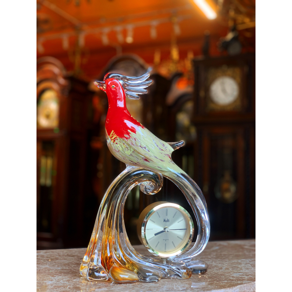 Đồng hồ để bàn pha lê Multi Glass Nhật Bản Mã 1183