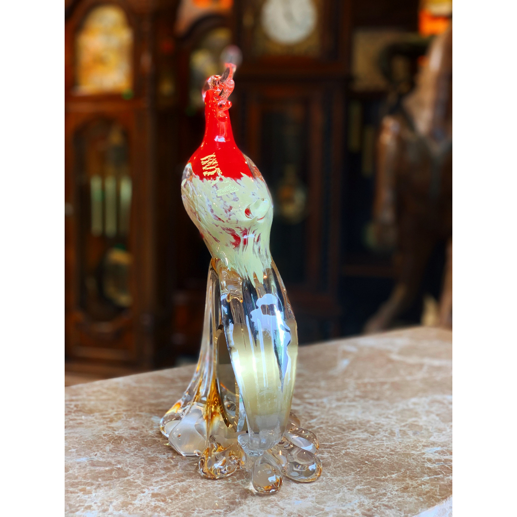 Đồng hồ để bàn pha lê Multi Glass Nhật Bản Mã 1183