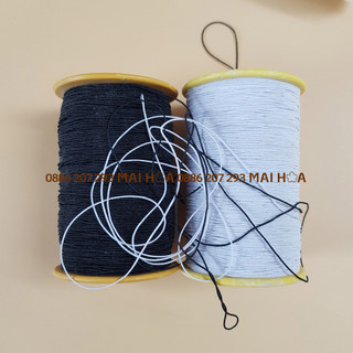 Cuộn 100 mét dây chỉ chun, chun chỉ tiện lợi giúp tự động may nhún vải may đồ, maihoaflower