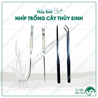(Loại Tốt) Nhíp Trồng Cây Thủy Sinh, Mũi Nhọn, Không Gỉ | 8m2