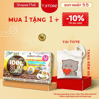 [CHÍNH HÃNG] Cà Phê Giảm Cân Idol Slim 3in1 Giảm Béo Nhanh Và Mạnh, Phù Hợp Mọi Loại Cơ Địa Chai Lỳ