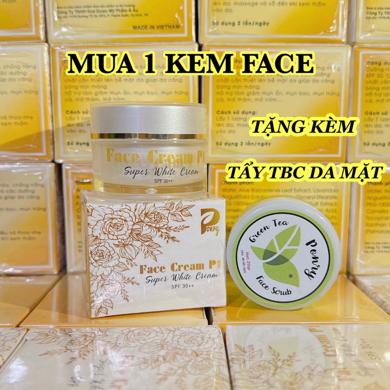 [ Hàng chính hãng Ponry ] KEM FACE CREAM P1 PONRY