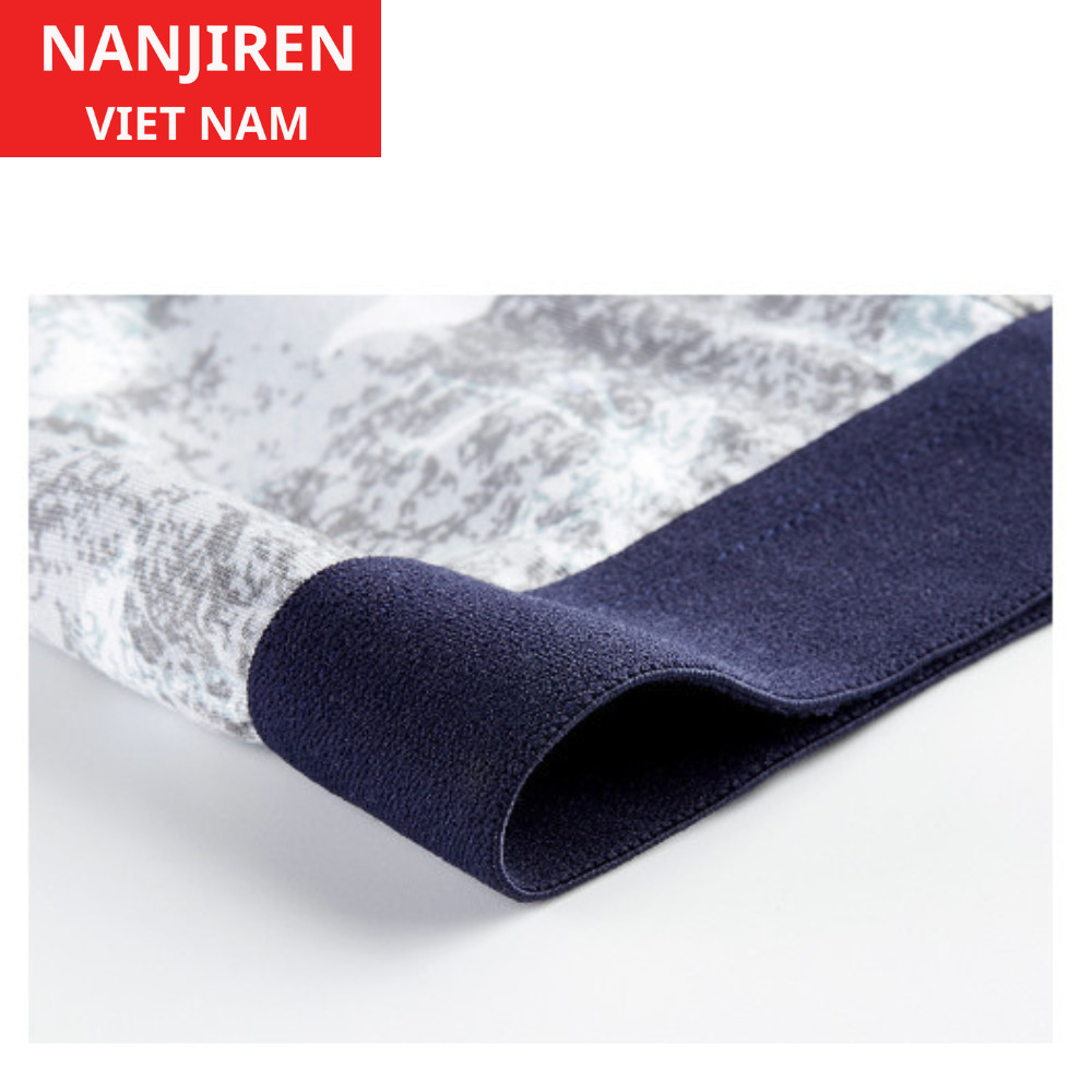 Hộp 4 Quần Sịp Boxer Nam Vải Cotton Nguyên Chất Cao Cấp Chính Hãng NANJIREN Họa Tiết Hình Học )