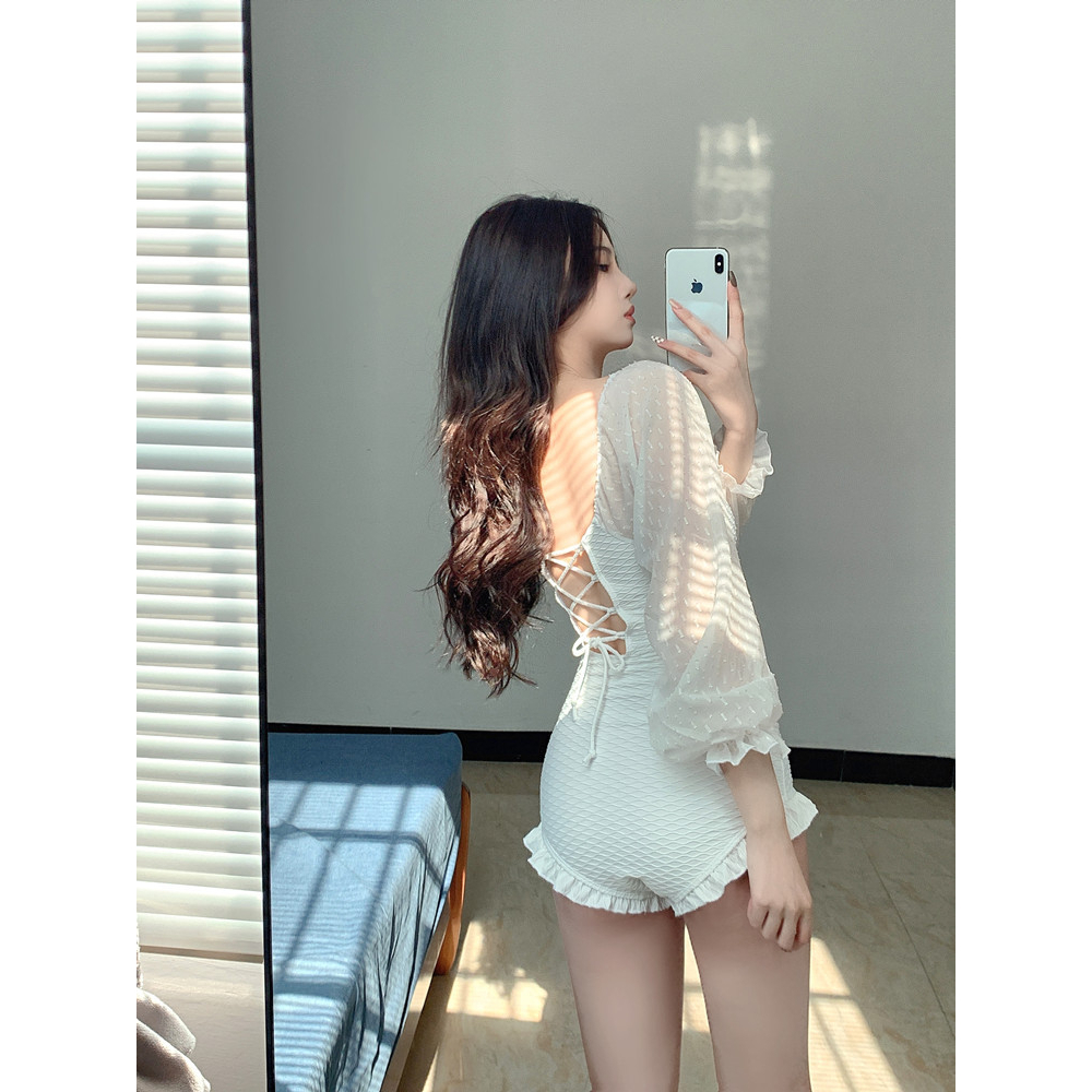 Bikini đi biển LALACHIC tay bồng