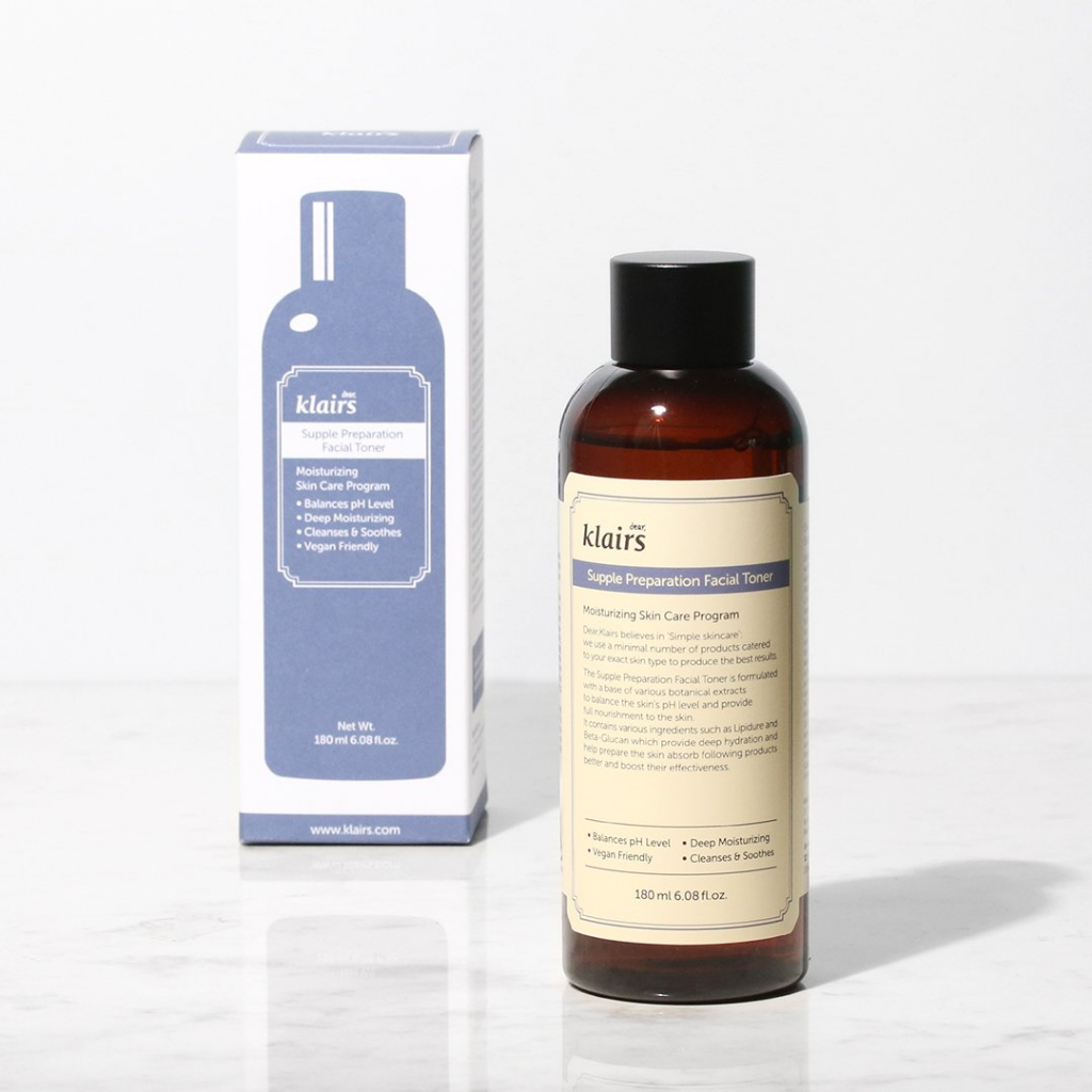 Toner Dear, Klairs | Supple Preparation Toner Nước hoa hồng cân bằng da klairs