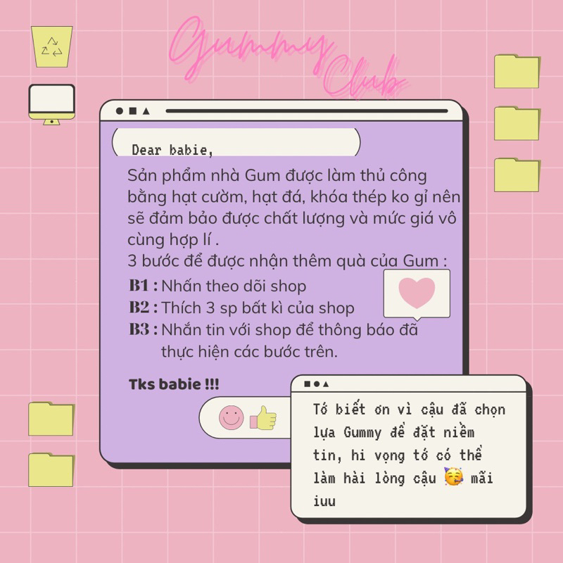 Vòng tay - Vòng cổ Gấu Dâu Losto đáng yêu thép không gỉ | Gummyclub