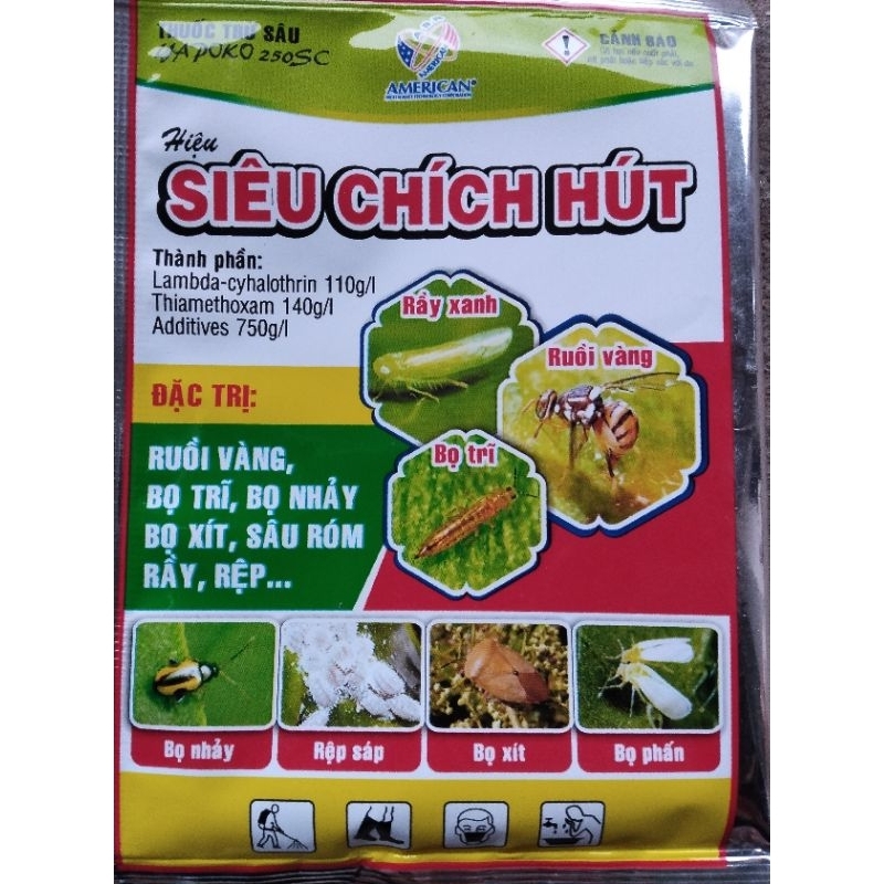 Siêu chích hút.diệt ruồi vàng.bọ trĩ.,rầy rệp .bọ xít .sâu róm.