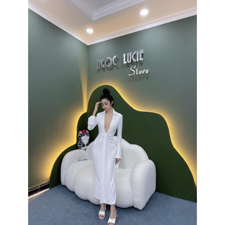 D330 - Đầm Hà Hồ Form Sơ Mi