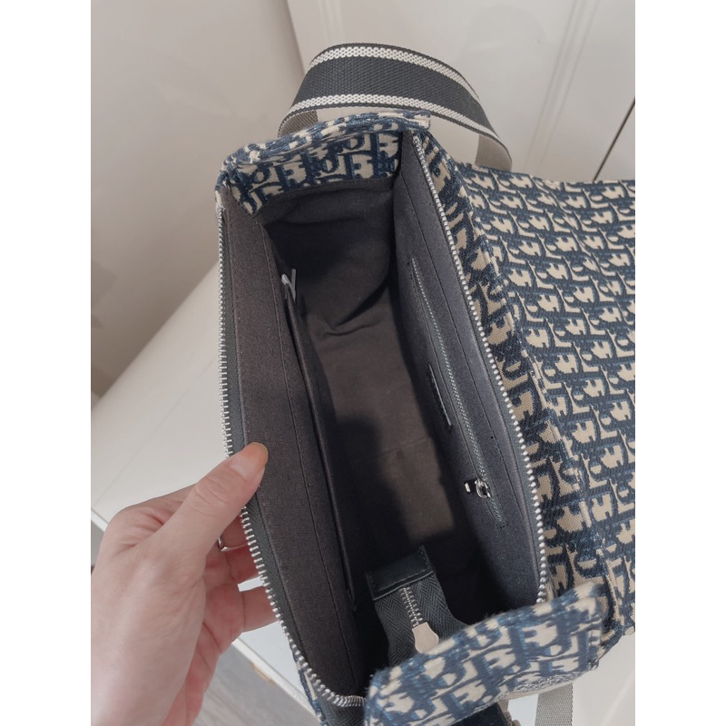 Túi đeo chéo Đì o canvas messenger túi vải bill màu vải in đẹp xanh cửa long W566-28