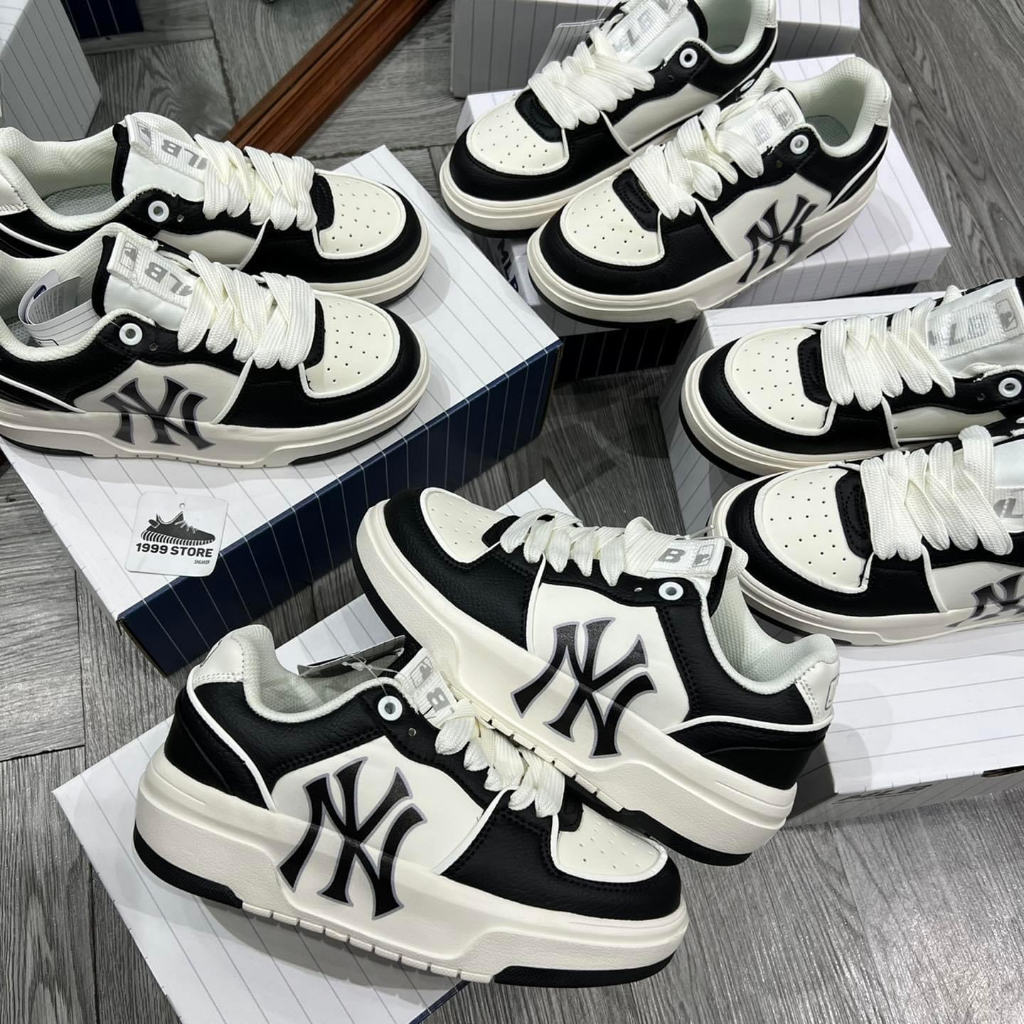 GIÀY THỂ THAO MLB Liner Chữ B Nâu Kem Cao Cấp, Giày Chunky Ofwhite Boston Nâu Mới -bản đẹp nhất-LAYST 2021