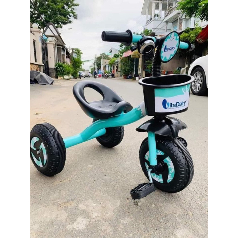 Xe đạp trẻ em 3 bánh hkm Vitadairy dành cho bé từ 2-4 tuổi