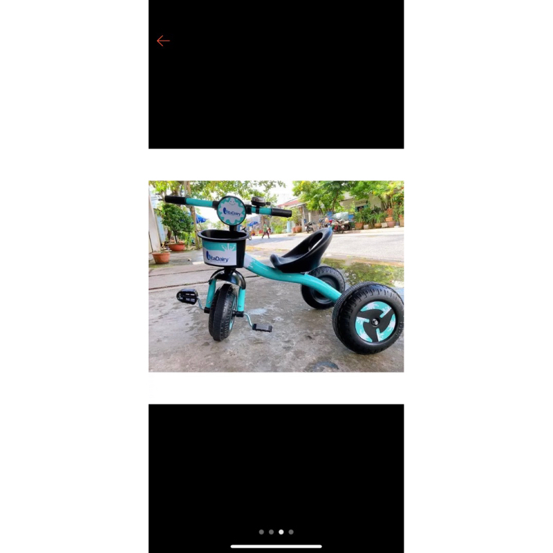 Xe đạp trẻ em 3 bánh hkm Vitadairy dành cho bé từ 2-4 tuổi