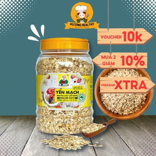 Yến Mạch Cán Dẹt hộp 900g nhập khẩu Úc chính hãng Mr Johnny (Phù hợp ăn kiêng, giảm cân, eatclean, healthy)