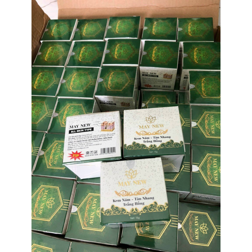 Kem nám tàn nhang trắng hồng may new 15gr