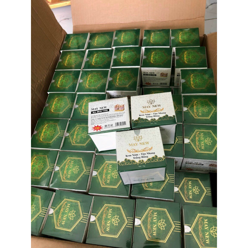 Kem nám tàn nhang trắng hồng may new 15gr