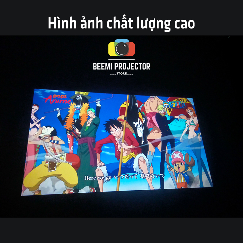 Máy Chiếu Mini Beemi H1 Full HD 1080P Wifi, Bluetooth HDMI USB AV Hệ Điều Hành Android 9.0 Bảo Hành 6 Tháng