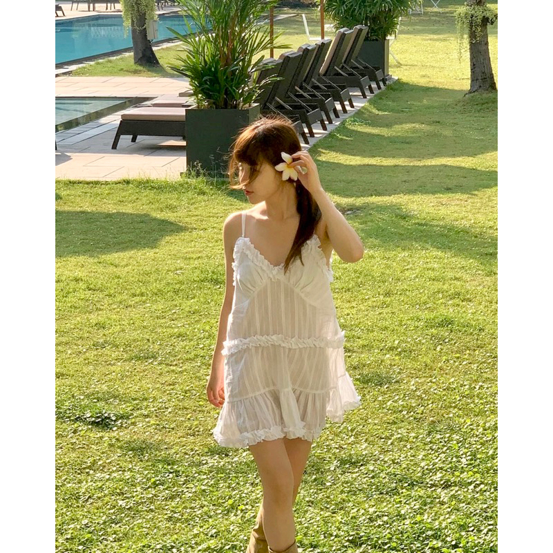 Đầm dây mỏng nhẹ mùa hè Hearty