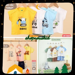 Bộ cộc cotton mỹ thấm hút mồ hôi tốt