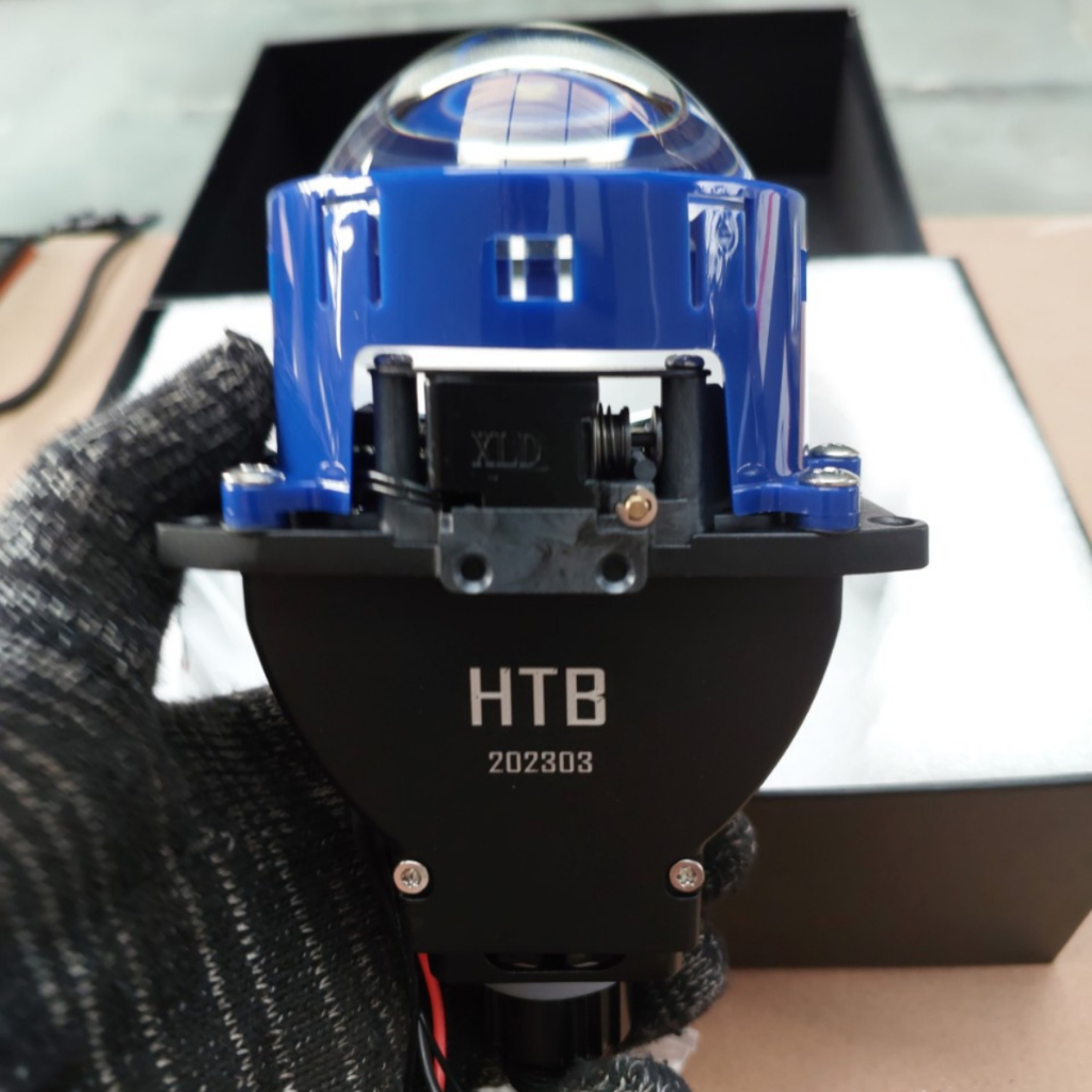 Đèn pha led bi cầu 3.0 Inch HTB có các chân H4, H7, H11 và gioăng chính hãng