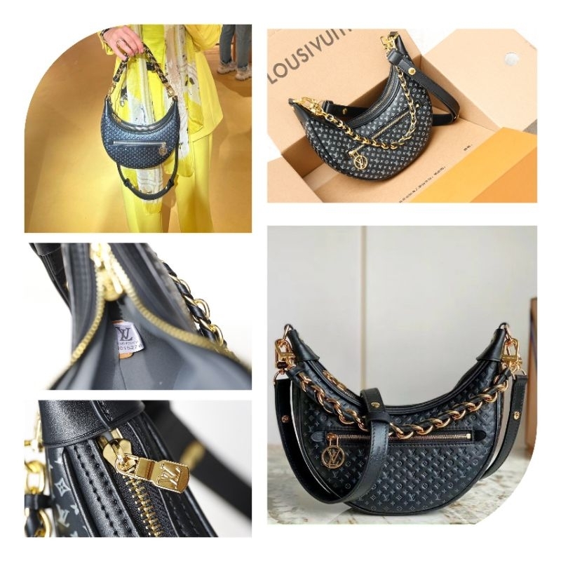 Túi xách nữ LV LOOP monogram sz22cm da thật kèm 2 quai cực xịn fullbox nam châm(ngoài đẹp hơn ảnh)