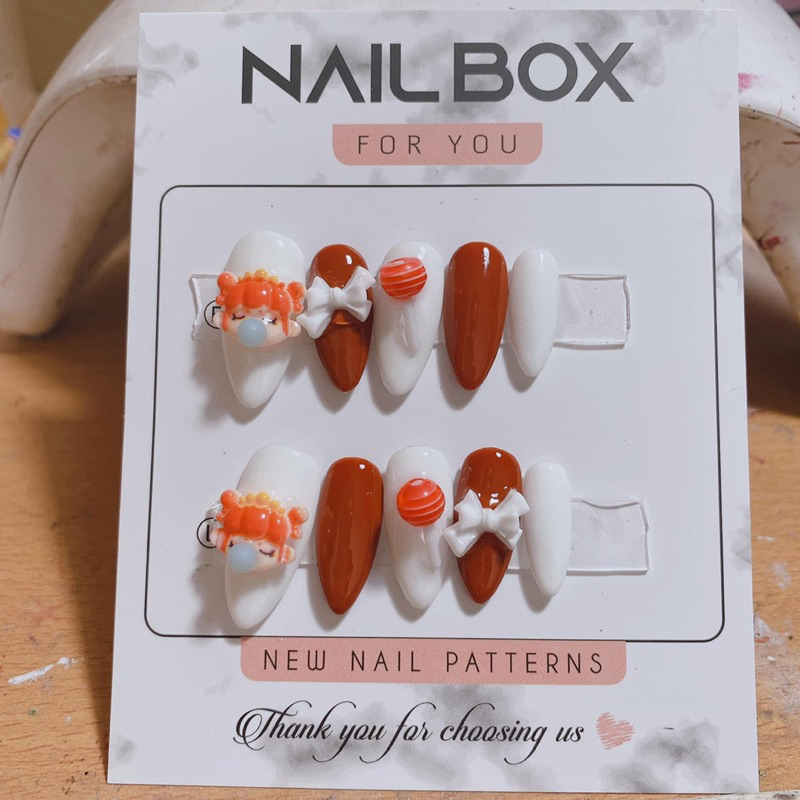 Nail box hoạt hình thiết kế giá rẻ sale lấy tương tác 30k