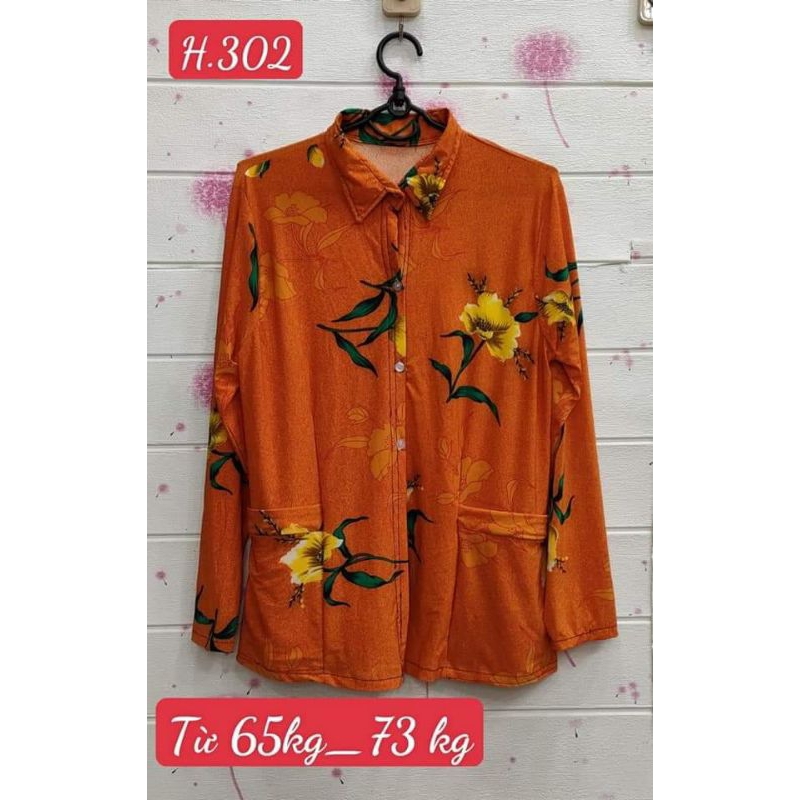 Áo Khoác Trung Niên  Thun Tơ Hoa
