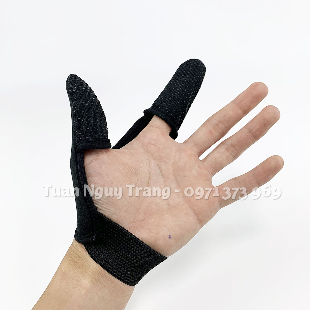 Găng tay 2 ngón cầm tên tránh đau tay, chống trơn trượt