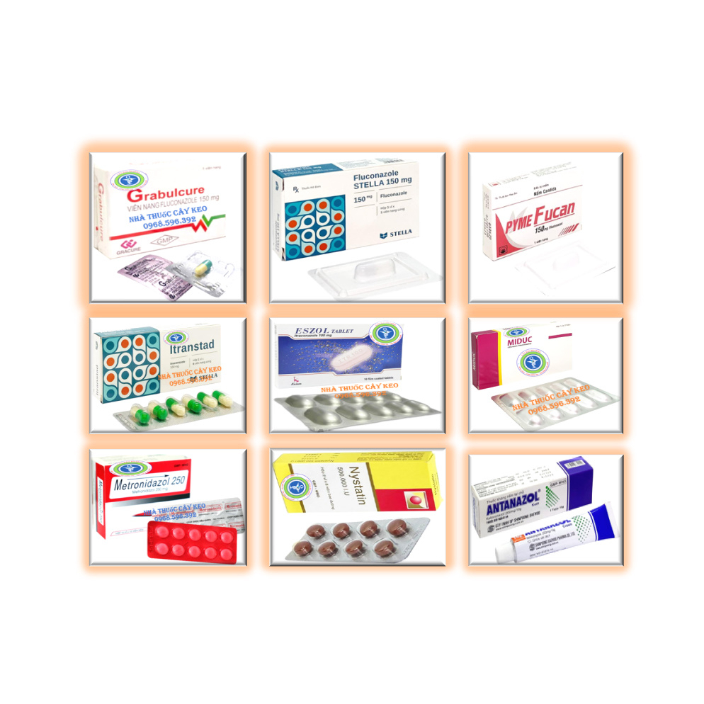 Chống nấm, khuẩn toàn thân fluconazol150mg & Itraconazol100mg