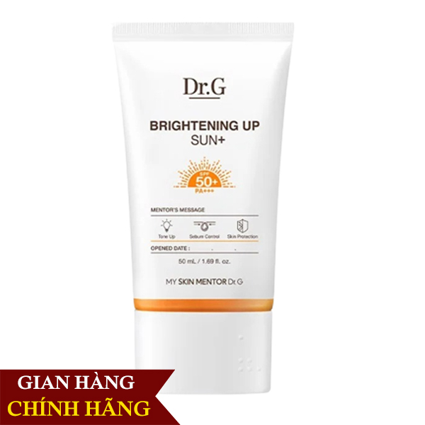 Kem Chống Nắng Dr.G Nâng Tông Brightening Up Sun+ SPF50+ PA+++ 50ml
