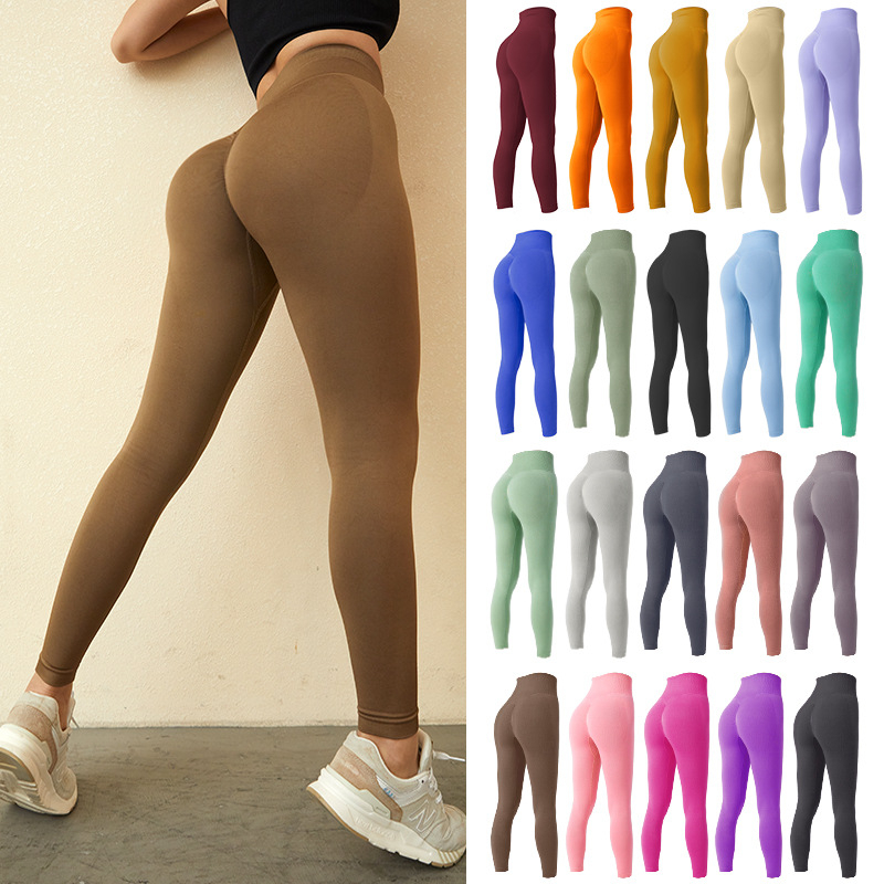 Quần dài tập Gym, Quần tập Yoga Mitao K019 , vải dệt kim chun đào vải dệt kim co dãn độ đào F0411