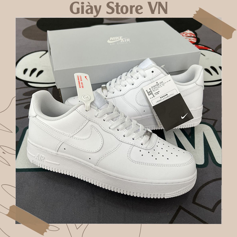 Giày Nike_Trắng Nam Nữ, Giày AF1 Air Force 1 Thời Trang Hàng Đẹp Full Box Bill | BigBuy360 - bigbuy360.vn