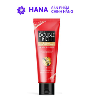 Kem xả 1 phút giúp tóc chắc khỏe bóng mượt double rich 250ml