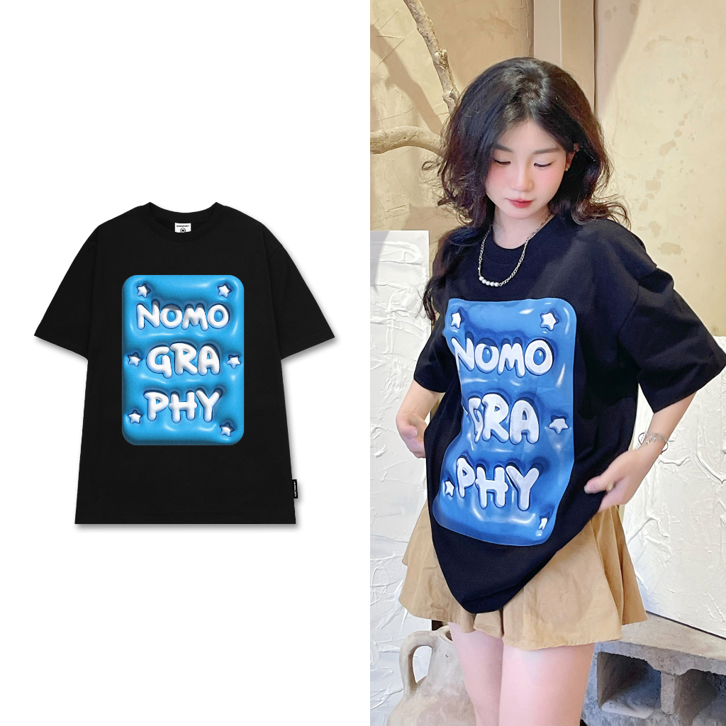 Áo Thun Nomography 3D Effect Unisex Form Rộng