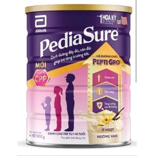 Sữa bột Pediasure 850g date 2025 mẫu mới CPP