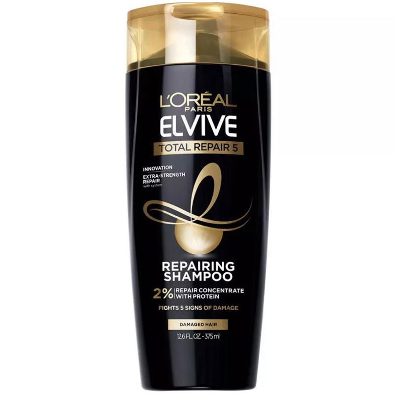 Dầu gội và xả cho tóc hư tổn L'oreal Paris Elvive total Repair 5- Chuẩn Mỹ