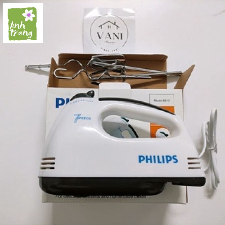 Máy đánh trứng cầm tay 7 tốc độ Cực Mạnh Đánh trứng làm bông lan, trộn tạo bọt.