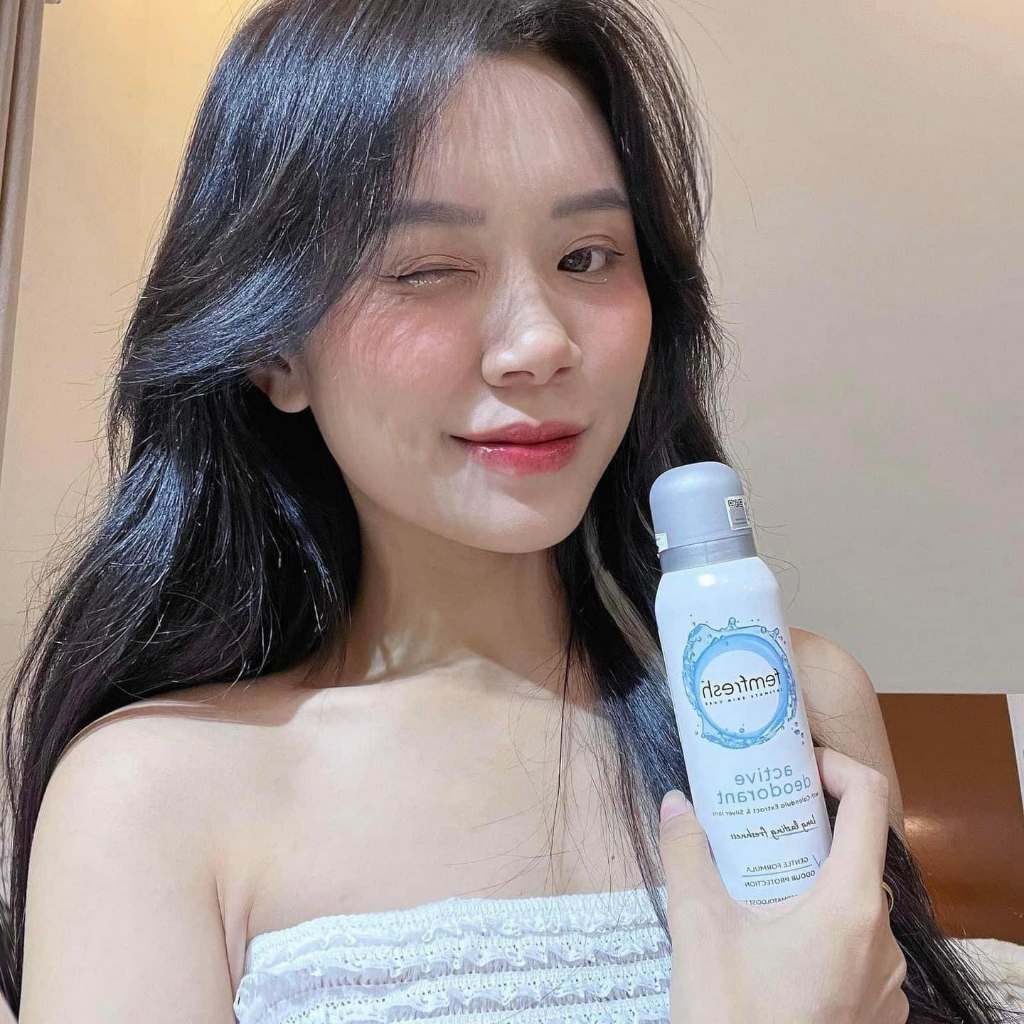 Xịt Thơm Mát Vùng Kín Cao Cấp Femfresh Active Daily Deodorant Spray 125ml