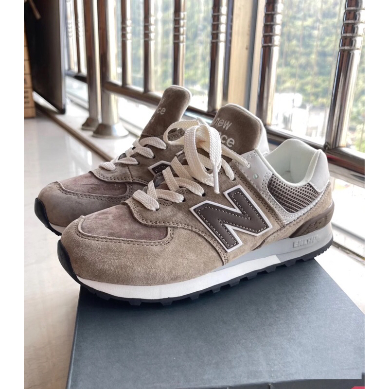 New balance 574 nâu sữa giày chính hãng nam&nữ